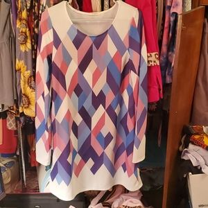 Large long sleeved dress